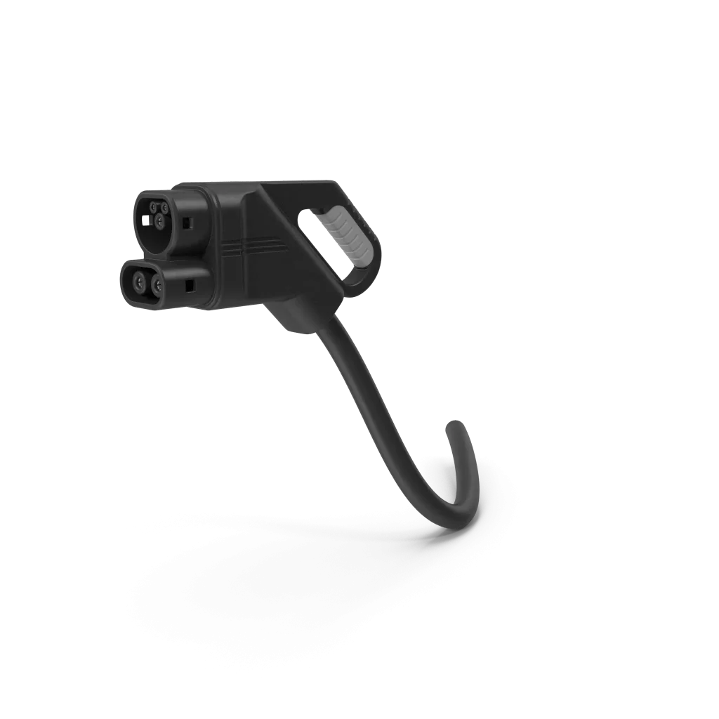 Ev Charging Plug Combined Left Angle